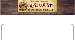 Desktop Screenshot of boonecountydrafthorseandmules.com